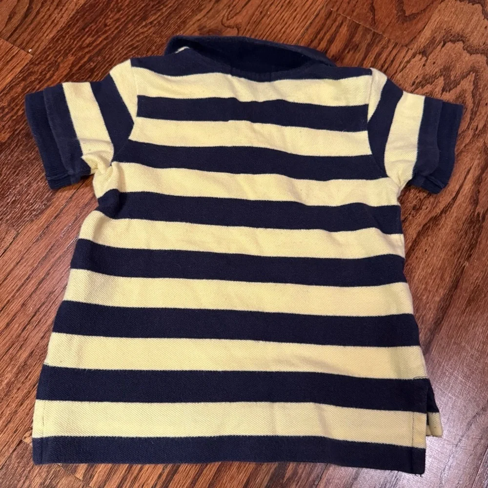 Ralph Lauren 18M Polo Navy and Yellow Stripes